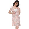 image:imageWiWi Soft Viscose from Bamboo 3 in 1 MaternityDeliveryNursing Labor Nightgowns Breastfeeding Sleep Shirt Gowns SXXLApinkFloral