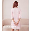 image:imageWiWi Super Soft Nightgowns for Women 34 Sleeve Cooling Nightshirts Sleepwear Bamboo Viscose Dress S4XApink