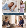 image:imageWiWi Super Soft Nightgowns for Women 34 Sleeve Cooling Nightshirts Sleepwear Bamboo Viscose Dress S4XApink