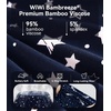 image:imageWiWi Super Soft Nightgowns for Women 34 Sleeve Cooling Nightshirts Sleepwear Bamboo Viscose Dress S4XBnavy Stars
