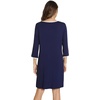 image:imageWiWi Super Soft Nightgowns for Women 34 Sleeve Cooling Nightshirts Sleepwear Bamboo Viscose Dress S4XDnavy