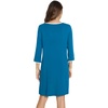 image:imageWiWi Super Soft Nightgowns for Women 34 Sleeve Cooling Nightshirts Sleepwear Bamboo Viscose Dress S4XDteal Blue