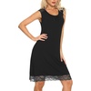 image:imageWiWi Tank Nightgown for Women Soft Comfy Sleeveless Sleep Gowns Viscose from Bamboo Cooling Sleepwear SXXLBblack