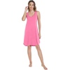 image:imageWiWi Tank Nightgown for Women Soft Comfy Sleeveless Sleep Gowns Viscose from Bamboo Cooling Sleepwear SXXLCraspberry Pink