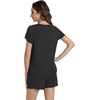 image:imageWiWi Viscose from Bamboo Cami Top Pajama Set for Women Sleeveless Tops with Shorts Pjs Sets SXXLBblack