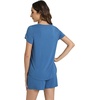 image:imageWiWi Viscose from Bamboo Cami Top Pajama Set for Women Sleeveless Tops with Shorts Pjs Sets SXXLBprussian Blue