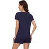 image:imageWiWi Viscose from Bamboo Cami Top Pajama Set for Women Sleeveless Tops with Shorts Pjs Sets SXXLCnavy