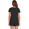 image:imageWiWi Viscose from Bamboo Cami Top Pajama Set for Women Sleeveless Tops with Shorts Pjs Sets SXXLDblack