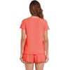 image:imageWiWi Viscose from Bamboo Cami Top Pajama Set for Women Sleeveless Tops with Shorts Pjs Sets SXXLDcoral