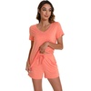 image:imageWiWi Viscose from Bamboo Cami Top Pajama Set for Women Sleeveless Tops with Shorts Pjs Sets SXXLEorangeade