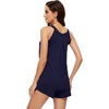 image:imageWiWi Viscose from Bamboo Cami Top Pajama Set for Women Sleeveless Tops with Shorts Pjs Sets SXXLFnavy