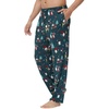 image:imageWiWi Viscose from Bamboo Mens Sleep Pant Sports Trousers with Pockets Light Bottom SXXLAchristmas Elk on Green