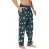 image:imageWiWi Viscose from Bamboo Mens Sleep Pant Sports Trousers with Pockets Light Bottom SXXLAchristmas Elk on Green