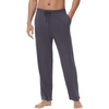 image:imageWiWi Viscose from Bamboo Mens Sleep Pant Sports Trousers with Pockets Light Bottom SXXLAdark Grey