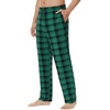 image:imageWiWi Viscose from Bamboo Mens Sleep Pant Sports Trousers with Pockets Light Bottom SXXLAgreen Plaid