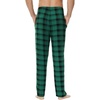 image:imageWiWi Viscose from Bamboo Mens Sleep Pant Sports Trousers with Pockets Light Bottom SXXLAgreen Plaid