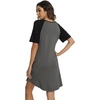 image:imageWiWi Viscose from Bamboo Nightgowns for Women Lightweight Casual Nightgown Short Sleeve Sleep Shirt Soft Summer Night SXXLBcharcoal