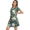 image:imageWiWi Viscose from Bamboo Nightgowns for Women Lightweight Casual Nightgown Short Sleeve Sleep Shirt Soft Summer Night SXXLCgreenFloral