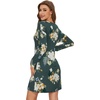 image:imageWiWi Viscose from Bamboo Nightgowns for Women Long Sleeve Sleep Shirts Soft Sleepwear Pajamas Nightshirts SXXLAgreenFloral