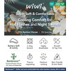 image:imageWiWi Viscose from Bamboo Nightgowns for Women Long Sleeve Sleep Shirts Soft Sleepwear Pajamas Nightshirts SXXLAgreenFloral