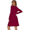 image:imageWiWi Viscose from Bamboo Nightgowns for Women Long Sleeve Sleep Shirts Soft Sleepwear Pajamas Nightshirts SXXLCwine