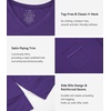 image:imageWiWi Viscose from Bamboo Nightgowns for Women Short Sleeve Sleep Shirt V Neck Nightgown Plus Size Sleepwear S4XAlilac