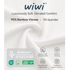 image:imageWiWi Viscose from Bamboo Pajama Tops for Women Super Soft Short Sleeve Tee V Neck Sleep Cooling TShirt Pjs Sleepwear SXXLAraw White