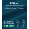 image:imageWiWi Viscose from Bamboo Pajamas Set for Women Summer Sleepwear Pjs Comfy Short Sleeve Tops Capri Pants Sets SXXLDpeacock Blue
