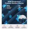 image:imageWiWi Viscose from Bamboo Pajamas Set for Women Super Soft Short Sleeve Cooling Summer Plus Size Pjs Sets Sleepwear S4XAblue Flowers