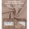 image:imageWiWi Viscose from Bamboo Pajamas Set for Women Super Soft Short Sleeve Cooling Summer Plus Size Pjs Sets Sleepwear S4XAcamel