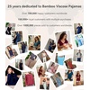 image:imageWiWi Viscose from Bamboo Pajamas Set for Women Super Soft Short Sleeve Cooling Summer Plus Size Pjs Sets Sleepwear S4XAcharcoal Heather