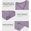 image:imageWiWi Viscose from Bamboo Pajamas Set for Women Super Soft Short Sleeve Cooling Summer Plus Size Pjs Sets Sleepwear S4XAviolet