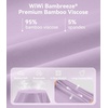 image:imageWiWi Viscose from Bamboo Pajamas Set for Women Super Soft Short Sleeve Cooling Summer Plus Size Pjs Sets Sleepwear S4XBlight PurplenavyFloral