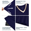 image:imageWiWi Viscose from Bamboo Pajamas Set for Women Super Soft Short Sleeve Cooling Summer Plus Size Pjs Sets Sleepwear S4XBnavy