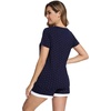 image:imageWiWi Viscose from Bamboo Pajamas Set for Women Super Soft Short Sleeve Cooling Summer Plus Size Pjs Sets Sleepwear S4XBnavyWhite Dots