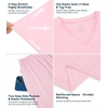 image:imageWiWi Viscose from Bamboo Pajamas Set for Women Super Soft Short Sleeve Cooling Summer Plus Size Pjs Sets Sleepwear S4XBpink