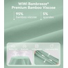 image:imageWiWi Viscose from Bamboo Pajamas Set for Women Super Soft Short Sleeve Cooling Summer Plus Size Pjs Sets Sleepwear S4XBsage Greengreen Leaf