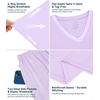 image:imageWiWi Viscose from Bamboo Pajamas Set for Women Super Soft Short Sleeve Cooling Summer Plus Size Pjs Sets Sleepwear S4XBtaro Purple