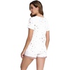 image:imageWiWi Viscose from Bamboo Pajamas Set for Women Super Soft Short Sleeve Cooling Summer Plus Size Pjs Sets Sleepwear S4XBwhite Stars