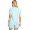 image:imageWiWi Viscose from Bamboo Pajamas Set for Women Super Soft Short Sleeve Cooling Summer Plus Size Pjs Sets Sleepwear S4XCaqua
