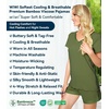 image:imageWiWi Viscose from Bamboo Pajamas Set for Women Super Soft Short Sleeve Cooling Summer Plus Size Pjs Sets Sleepwear S4XCarmy Green
