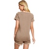 image:imageWiWi Viscose from Bamboo Pajamas Set for Women Super Soft Short Sleeve Cooling Summer Plus Size Pjs Sets Sleepwear S4XCcamel