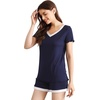 image:imageWiWi Viscose from Bamboo Pajamas Set for Women Super Soft Short Sleeve Cooling Summer Plus Size Pjs Sets Sleepwear S4XCnavy