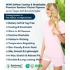 image:imageWiWi Viscose from Bamboo Pajamas Set for Women Super Soft Short Sleeve Cooling Summer Plus Size Pjs Sets Sleepwear S4XCpink