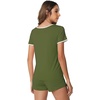 image:imageWiWi Viscose from Bamboo Pajamas Set for Women Super Soft Short Sleeve Cooling Summer Plus Size Pjs Sets Sleepwear S4XDarmy Green