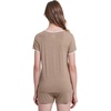image:imageWiWi Viscose from Bamboo Pajamas Set for Women Super Soft Short Sleeve Cooling Summer Plus Size Pjs Sets Sleepwear S4XDcamel