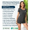 image:imageWiWi Viscose from Bamboo Pajamas Set for Women Super Soft Short Sleeve Cooling Summer Plus Size Pjs Sets Sleepwear S4XDcharcoal Heather