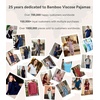 image:imageWiWi Viscose from Bamboo Pajamas Set for Women Super Soft Short Sleeve Tops Capri Pants Sleepwear Cooling Pjs Sets S3XBheather Grey