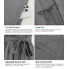 image:imageWiWi Viscose from Bamboo Robe for Women Soft Lightweight Bathrobe with Pockets Kimono Spa Robes Cooling Loungewear SXXLAdark Heather Grey