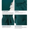 image:imageWiWi Viscose from Bamboo Robe for Women Soft Lightweight Bathrobe with Pockets Kimono Spa Robes Cooling Loungewear SXXLApeacock Green